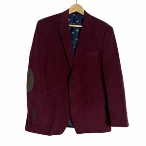 Lauren Ralph Lauren Burgundy‎ Corduroy Blazer